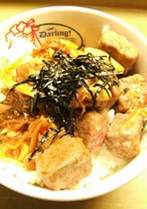 サイコロ・ステーキ丼-レシピのメイン写真