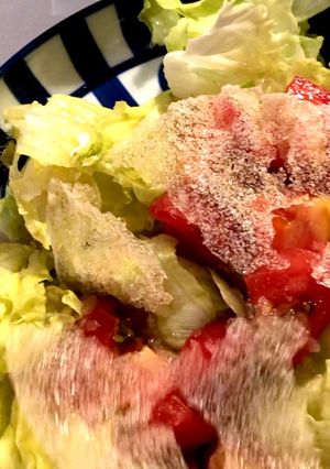生春巻きの皮トッピングのサラダ-レシピのメイン写真