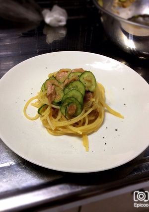 ツナときゅうりの冷製パスタ 簡単-レシピのメイン写真