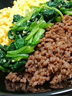 子供の大好物☆簡単!美味しい3色そぼろ丼-レシピのメイン写真