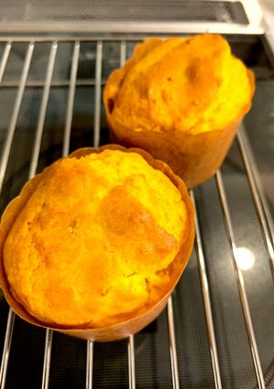 中力粉で簡単かぼちゃマフィン-レシピのメイン写真