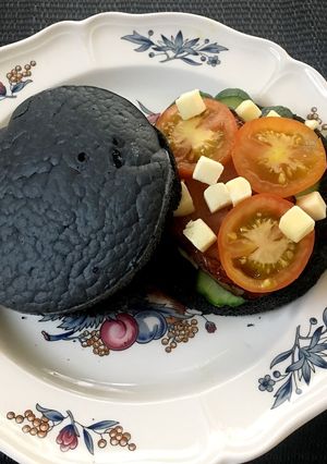 デトックス竹炭イングリッシュマフィン-レシピのメイン写真