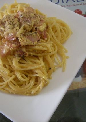手軽にランチ♪簡単カルボナーラ-レシピのメイン写真
