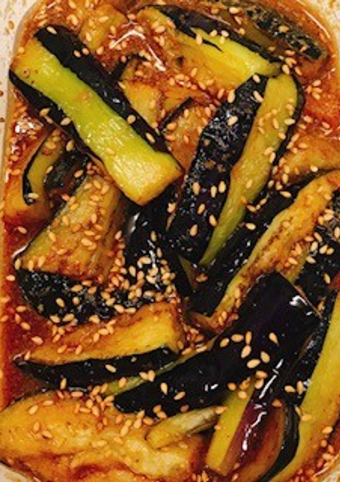 茄子の揚げびたし胡麻と青しそドレ風味-レシピのメイン写真