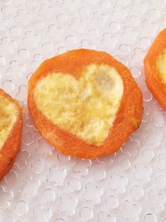お弁当にかわいいにんじんたまご-レシピのメイン写真