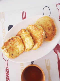 木綿豆腐と鮭のハンバーグ-レシピのメイン写真