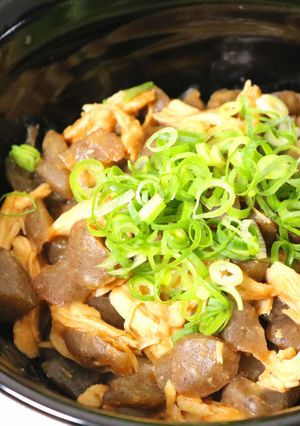 こんにゃく＆ささみのどて焼き丼-レシピのメイン写真