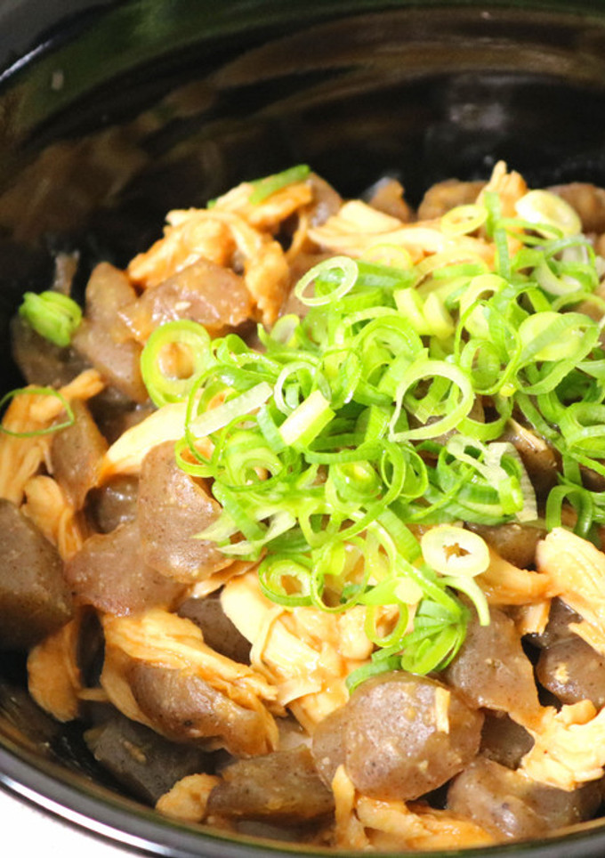 こんにゃく＆ささみのどて焼き丼-レシピのメイン写真