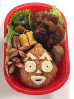 【簡単】けだまのゴンじろー(キャラ弁)-レシピのメイン写真