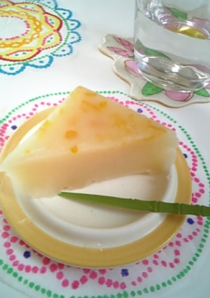 レンジで簡単「ういろう」～ゆず茶～-レシピのメイン写真