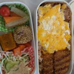 รูปของ レンジ簡単ビーフストロガノフ味オムライス弁当