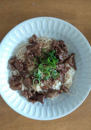 絶品！肉そうめん♪-レシピのメイン写真