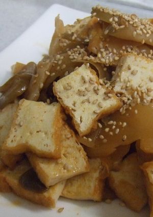 これだけなんです…厚揚げとザーサイ炒め-レシピのメイン写真