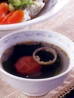 梅干スープ-レシピのメイン写真