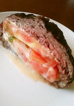 トマトとチーズの牛肉巻き。安い肉で十分-レシピのメイン写真