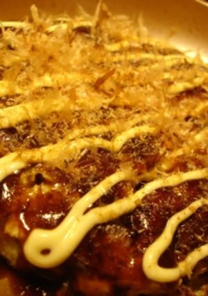 豆腐とキャベツのヘルシーお好み焼き♪-レシピのメイン写真