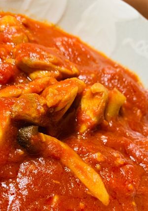 鶏もも肉余り野菜で簡単トマト煮♡美味♡-レシピのメイン写真