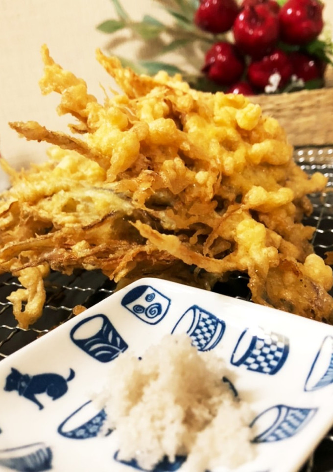 旬の薬味でオトナのかき揚げ！！-レシピのメイン写真