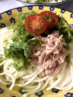 キュウリ大量消費!暑い日の冷製うどん-レシピのメイン写真