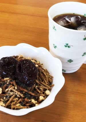 朝食に♪きな粉黒ゴマバナナヨーグルト-レシピのメイン写真