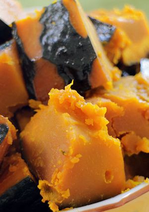 ホクホクかぼちゃの煮物（減塩・減砂糖）-レシピのメイン写真