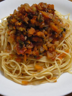 我が家のトマトソースパスタ-レシピのメイン写真