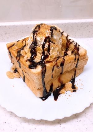 アイスクリームハニートースト-レシピのメイン写真