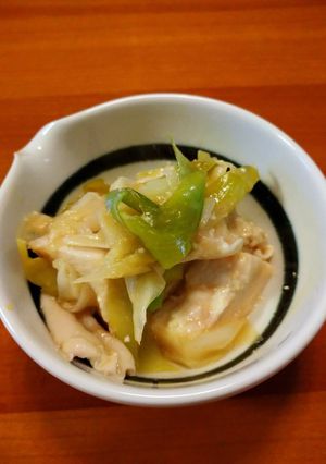 葱と鶏胸肉のぬた-レシピのメイン写真