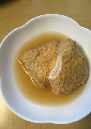 丸ごとぱんぱん肉詰めいなり☆つくね稲荷-レシピのメイン写真