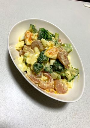 海老とブロッコリーのサラダ-レシピのメイン写真