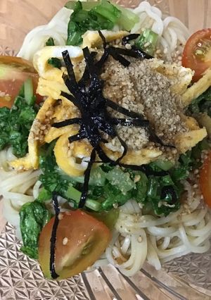 葉大根の中華麺-レシピのメイン写真