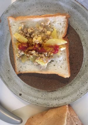 カリーブルスト的な朝食-レシピのメイン写真