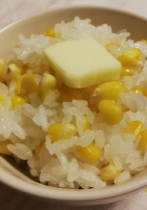 コク旨！バター醤油とうもろこしご飯♪-レシピのメイン写真