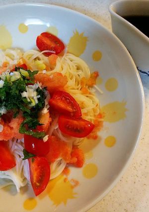 氷トマトのシャリシャリそうめん-レシピのメイン写真