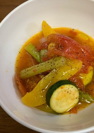 夏野菜のコンソメ焼きびたし-レシピのメイン写真