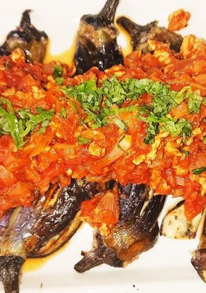 ナスのムニエルチリ風味-レシピのメイン写真