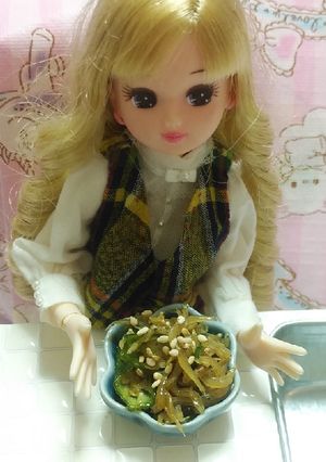 リカちゃん♡オクラとしらすのきんぴらꕤ*-レシピのメイン写真