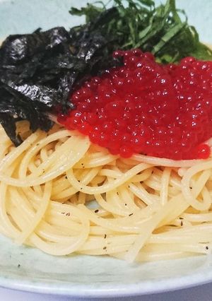 【男飯】すじこのスパゲッティ【和風】-レシピのメイン写真