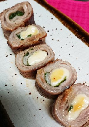 豚バラ肉のチーズ巻き焼き-レシピのメイン写真