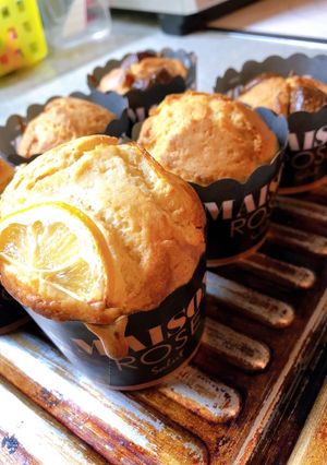 簡単！混ぜるだけ！米油のレモンマフィン♪-レシピのメイン写真
