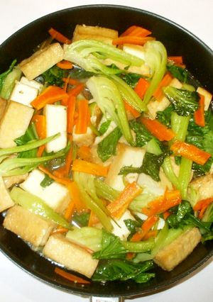 厚揚げチンゲン菜の中華炒め♪簡単-レシピのメイン写真