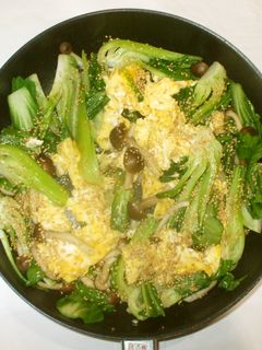 卵・青梗菜のナムル風炒め物♪簡単-レシピのメイン写真