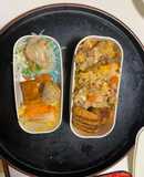 レンジ簡単中華風梅タコライス味炒飯弁当