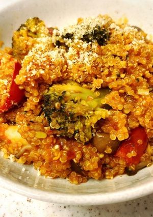 キヌアで♪ヘルシー栄養満点トマトリゾット-レシピのメイン写真