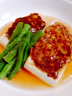 豆腐とひき肉の重ねあんかけ-レシピのメイン写真
