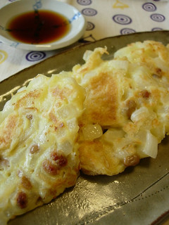 新たまねぎと納豆のお焼き-レシピのメイン写真