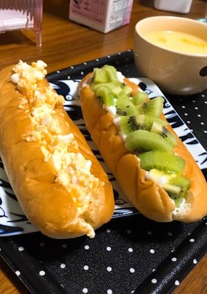 キウイヨーグルトサンドイッチ-レシピのメイン写真