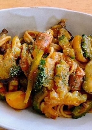野菜を食べるナパリタン-レシピのメイン写真