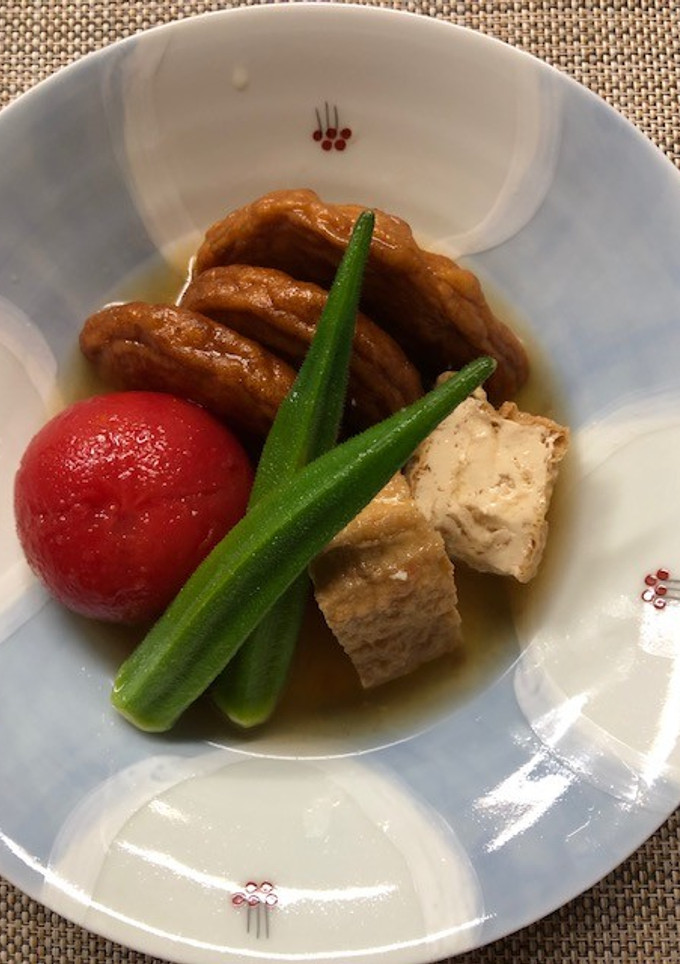 トマトとさつま揚げの冷たいおでん-レシピのメイン写真