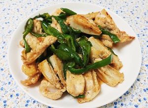 簡単美味！鶏やげん軟骨とピーマンの炒め物-レシピのメイン写真